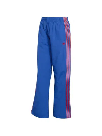 Adidas Originals Sst Logo-embroidered Side-stripe Track Pants In Blue
