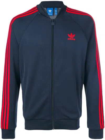 Adidas Originals Sst Track Top In Blue