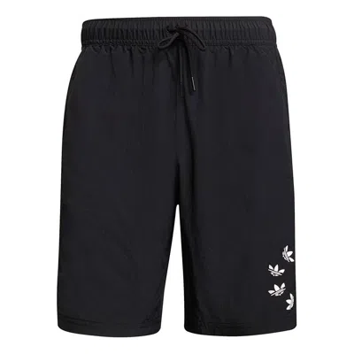 Adidas Originals St Swimshort Casual Sports Breathable Lacing Shorts Black