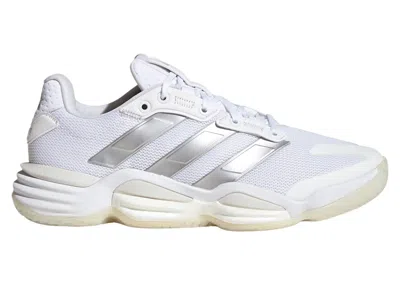 Pre-owned Adidas Originals Stabil 16 Indoor (women's) Sneakers In Cloud White/silver Metallic/grey One In Multi