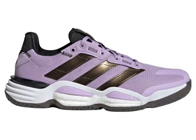Pre-owned Adidas Originals Stabil 16 Indoor (women's) Sneakers In Powder Plum/core Black/cloud White