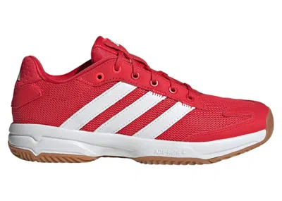 Pre-owned Adidas Originals Stabil Indoor Sneakers In Pure Ruby/cloud White/lucid Red