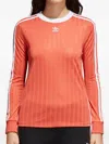 Adidas Originals Stadium 3-stripes Adicolor "orange" T-shirt In Red
