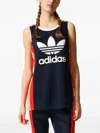 Adidas Originals Stadium Osaka "legend Ink / Orange Red / White" Tank Top In Black