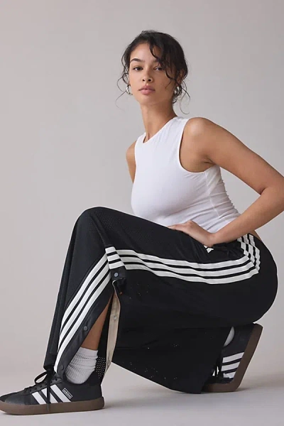 Adidas Originals Stadium Snap Split-hem Track Pant In Black, Women's At Urban Outfitters