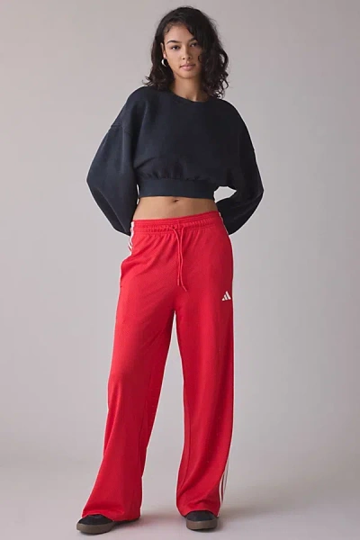 Adidas Originals Stadium Snap Split-hem Track Pant In Red, Women's At Urban Outfitters