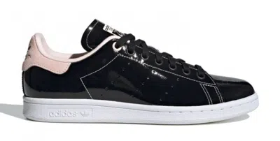 Pre-owned Adidas Originals Stan Smith Black Pink Glam (women's) Sneakers In Core Black/off White/pink Tint