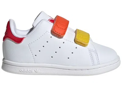 Pre-owned Adidas Originals Stan Smith Comfort Closure Sneakers In Cloud White/better Scarelet Red