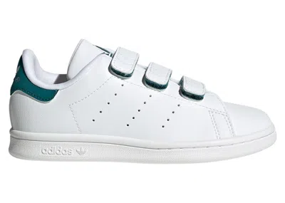 Pre-owned Adidas Originals Stan Smith Comfort Closure White Sneakers In Cloud White/legacy Teal