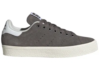 Pre-owned Adidas Originals Stan Smith Cs Mid (women's) Sneakers In Charcoal/cloud White/core White