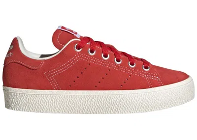 Pre-owned Adidas Originals Stan Smith Cs Sneakers In Better Scarelet Red/core White