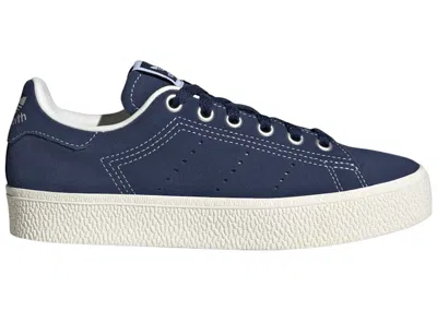 Pre-owned Adidas Originals Stan Smith Cs Sneakers In Dark Blue/core White/gum In Multi
