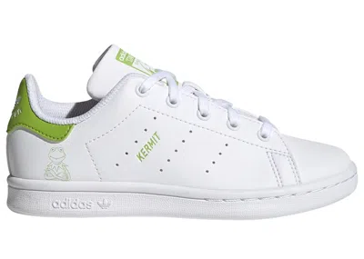 Pre-owned Adidas Originals Stan Smith Kermit Sneakers In Cloud White/pantone