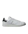 Adidas Originals Stan Smith Leather Low-top Sneakers In Gray