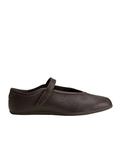 Adidas Originals Stan Smith Lo Ballet Flats In Aurora Coffee/aurora Coffee/cream White