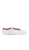 Adidas Originals White Stan Smith Lo Pro Ballerina Flats In Animal Print