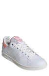 Adidas Originals Stan Smith Low Top Sneaker In White/ Core White/ Wonder Clay
