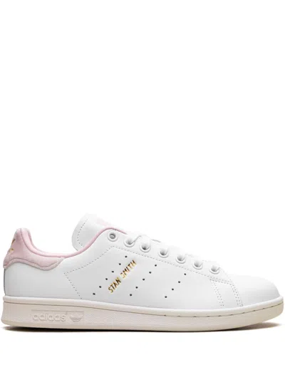 Adidas Originals Stan Smith "sandy Pink" Sneakers In Weiss
