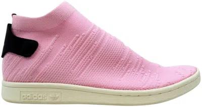 Pre-owned Adidas Originals Stan Smith Shock Primeknit (women's) Sneakers In Pink/ White Gold Metallic Black