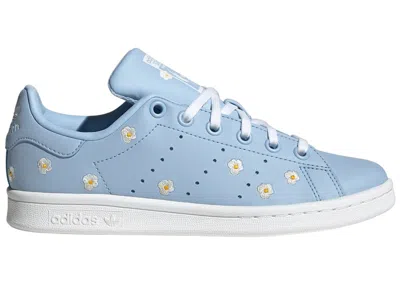 Pre-owned Adidas Originals Stan Smith Sneakers In Clear Sky Blue/cloud White