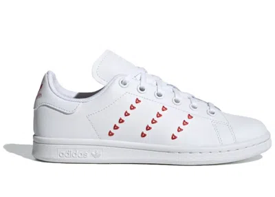 Pre-owned Adidas Originals Stan Smith Sneakers In Cloud White/lush Red In Multi