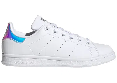 Pre-owned Adidas Originals Stan Smith Sneakers In Cloud White/silver Metallic In Multi