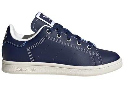 Pre-owned Adidas Originals Stan Smith Sneakers In Dark Blue/core White In Multi