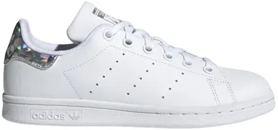 Pre-owned Adidas Originals Stan Smith Sparkly Heel White (youth) Sneakers In Cloud White/core Black