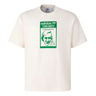 Adidas Originals Stan Smith T-shirt Asia Sizing 'white Green'