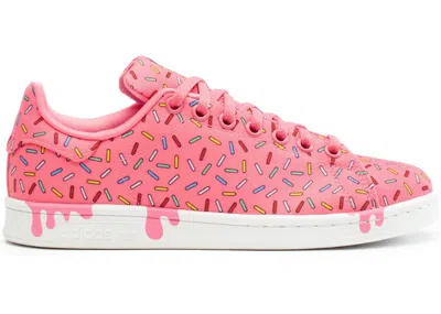 Pre-owned Adidas Originals Stan Smith The Simpsons Donut Sprinkles Sneakers In Semi Solar Pink/footwear White