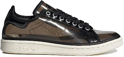 Pre-owned Adidas Originals Stan Smith Translucent (women's) Sneakers In Core Black/silver Metallic/off White