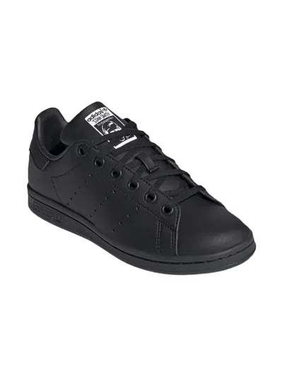 Adidas Originals Kids Black Stan Smith Big Kids Sneakers