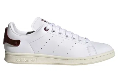 Pre-owned Adidas Originals Stan Smith Utility Red Heel Tab (women's) Sneakers In Footwear White/shadow Red/off White