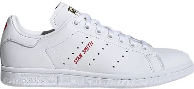 Pre-owned Adidas Originals Stan Smith Valentine's Day (2020) (women's) Sneakers In Cloud White/scarelet Red/gold Metallic