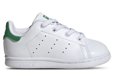 Pre-owned Adidas Originals Stan Smith White Sneakers In Cloud White/green In Multi