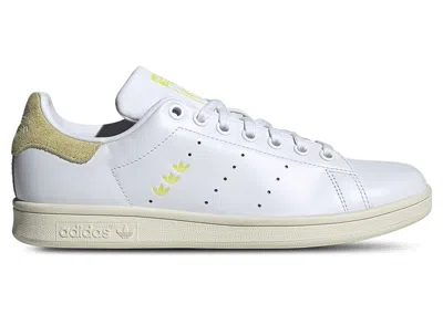 Pre-owned Adidas Originals Stan Smith White (women's) Sneakers In Cloud White/powder Yellow