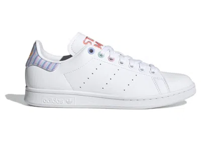 Pre-owned Adidas Originals Stan Smith White (women's) Sneakers In Cloud White/violet Tone/clear Pink In Multi