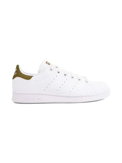 Adidas Originals Kids' Stan Smith "white/wild Moss" Sneakers