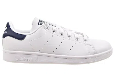 Pre-owned Adidas Originals Stan Smith (women's) Sneakers In Cloud White/collegiate Navy Blue In Multi
