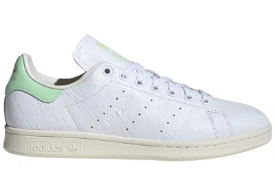 Pre-owned Adidas Originals Stan Smith (women's) Sneakers In Cloud White/semi Green Spark/off White