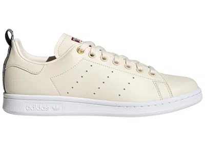 Pre-owned Adidas Originals Stan Smith (women's) Sneakers In Wonder White/cloud White/victory Crimson