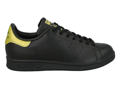 Pre-owned Adidas Originals Stan Smith (youth) Sneakers In Black/metallic Gold