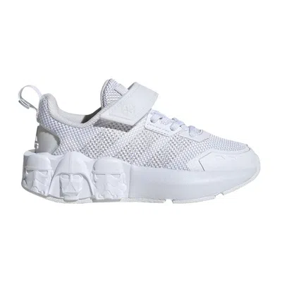 Pre-owned Adidas Originals Star Wars X Adidas Tech Runner K 'darth Vader And Storm Troopers - White' | Kid's Size 4.5