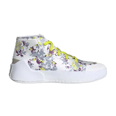 Pre-owned Adidas Originals Stella Mccartney X Wmns Treino Mid 'floral Print - White Acid Yellow'