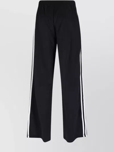 Adidas Originals Straight Trousers With Elastic Waistband And Side Stripes
