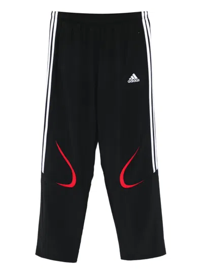 Adidas Originals Stripe Detail Trousers In Black
