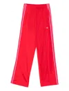Adidas Originals Stripe-detail Trousers In Red