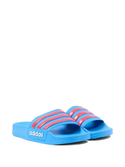 Adidas Originals Kids' Stripe Sandals In Multi