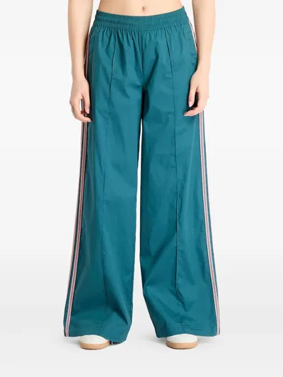 Adidas Originals Stripe Summer Glow Trousers In Blue