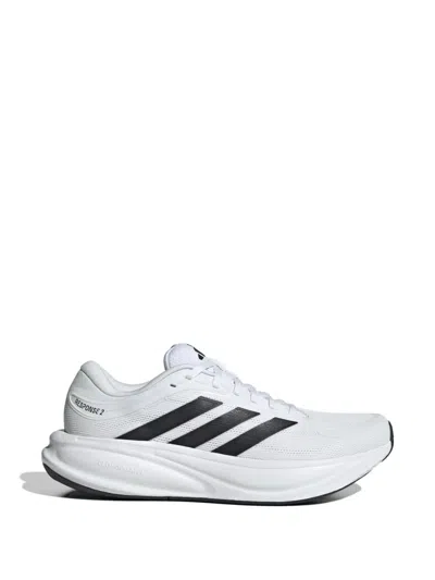 Adidas Originals Striped Response 2 Sneakers In White